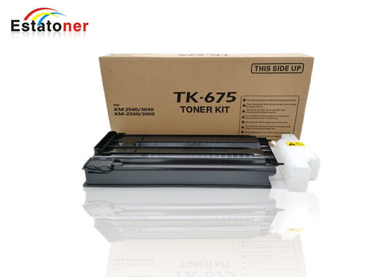 خرطوشة مسحوق حبر ليزر أسود Kyocera TK-675 1T02H00EU0 لطابعات Kyocera KM-2540 و 2560 و 3040 و 3060، إنتاجية 20000 صفحة
