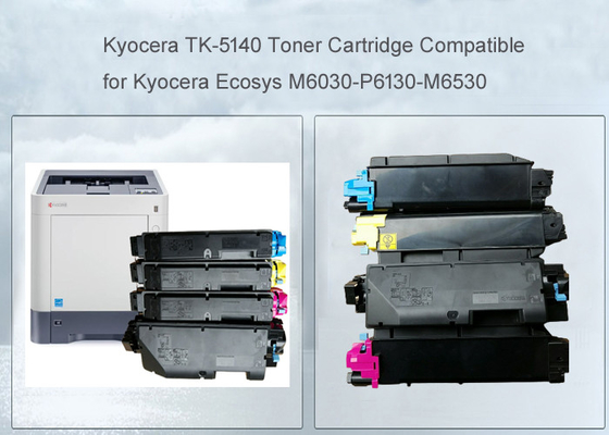 خرطوشة حبر طابعة متوافقة متعددة العبوات Kyocera TK5140 لطابعات ECOSYS M6030CDN M6530CDN P6130DN