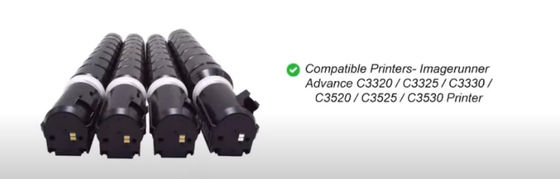 صورة كانونRUNNER C3226 C3525I متوافقة مع CMYK استبدال طونر NPG-67 C-EXV49