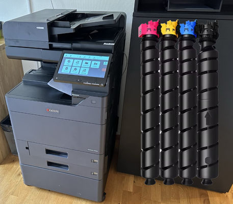 طقم خرطوشة حبر بديل متوافق مع Kyocera TASKalfa 3554 ci TK8375